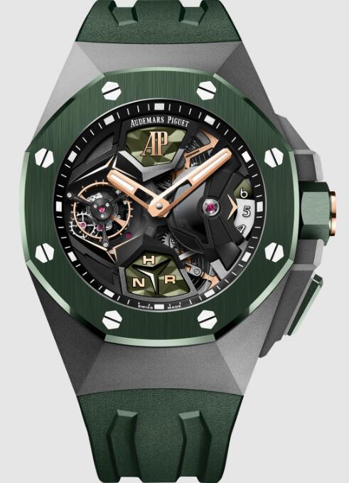 Audemars Piguet ROYAL OAK CONCEPT FLYING TOURBILLON GMT Watch Replica 26589IO.OO.D056CA.01